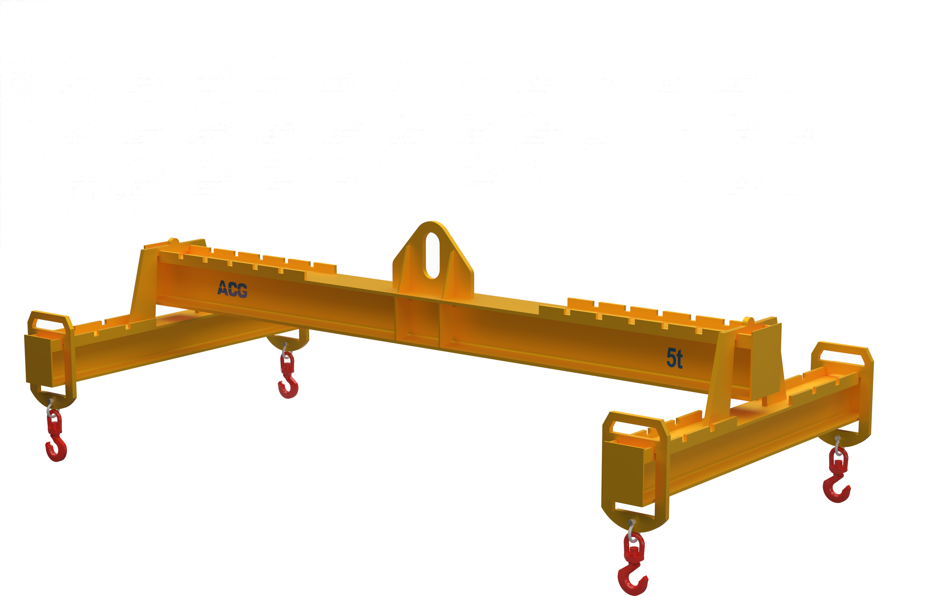 لیفتینگ بیم صنعتی و قلاب شاهین طراحی‌شده توسط ACG
